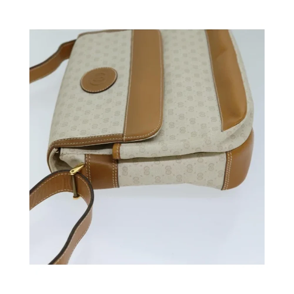 Gucci Vintage Pre-owned Plastic gucci-bags Beige Dames