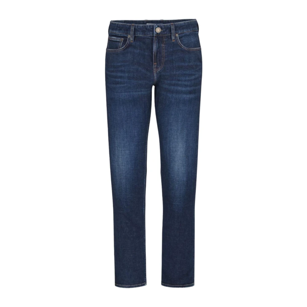 Guess Slim Fit Lage Taille Denim Jeans Blue Heren