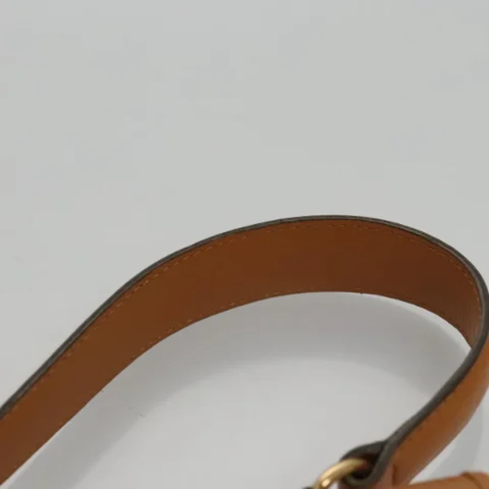 Dior Vintage Pre-owned Leather dior-bags Brown Dames
