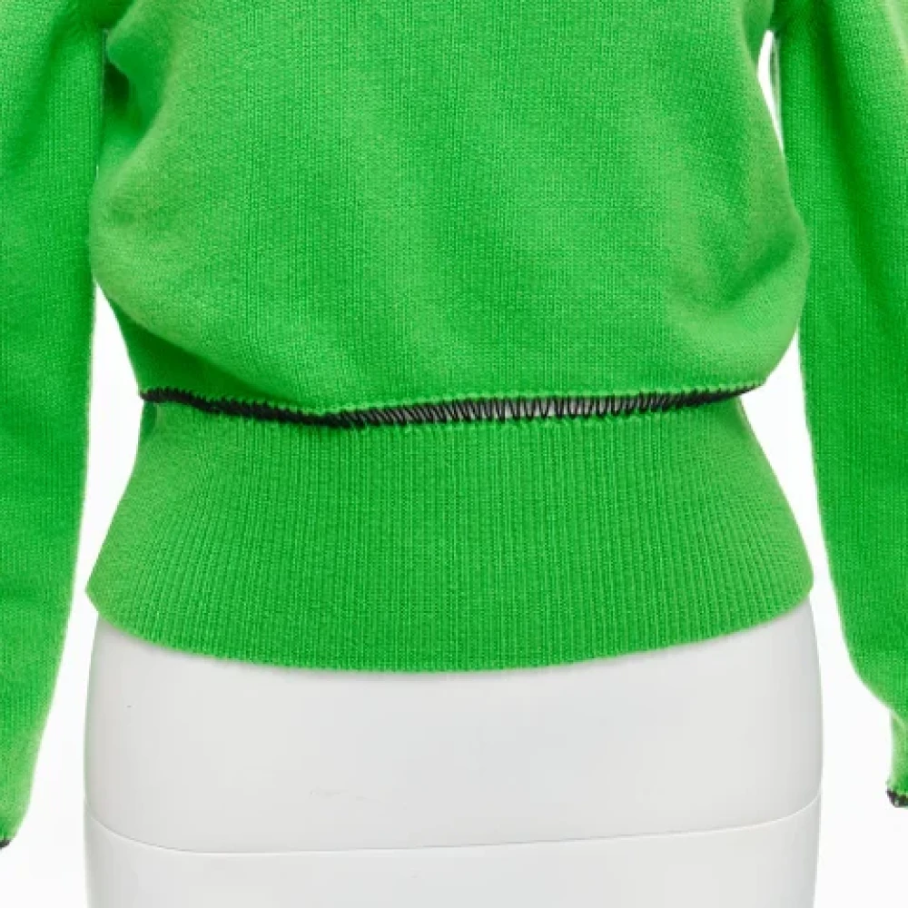 Alexander McQueen Pre-owned Wool tops Green Dames