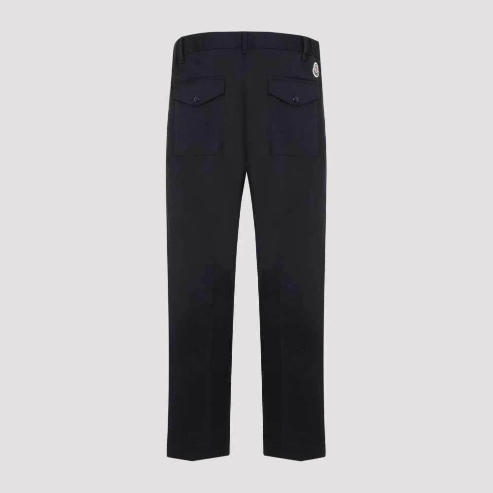 Moncler Navy Broek voor Heren Blue Heren