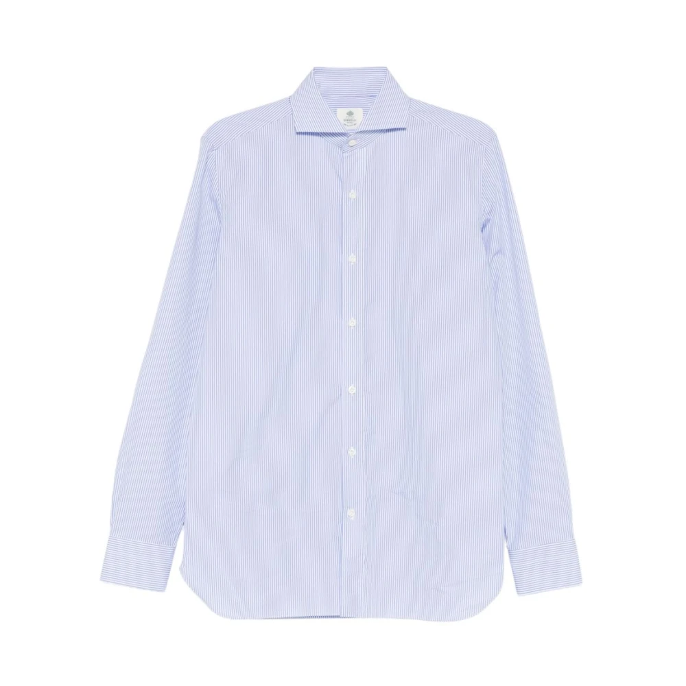 Borrelli Nando Shirt - Male - Formal Shirts - Blue - M - Shirts