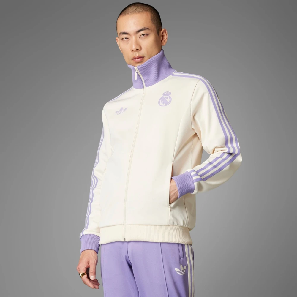 Adidas Real Madrid Beckenbauer Track Top White Heren