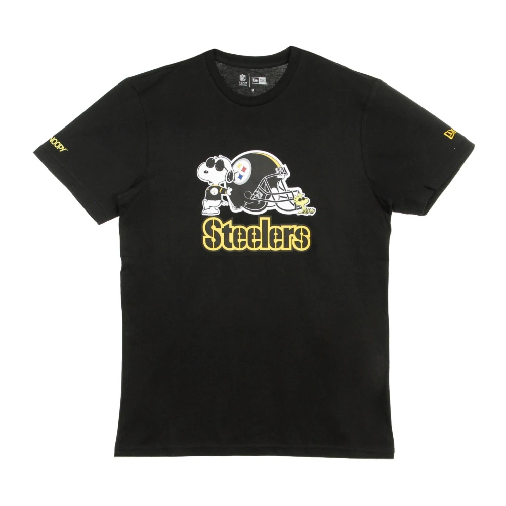 New era Snoopy Woodstock Charlie Brown T-shirt Black Heren