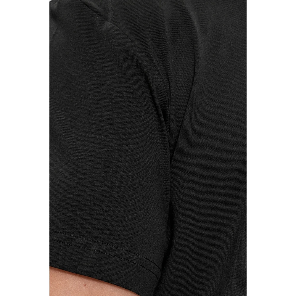 Calvin Klein Jeans Geborduurd Badge Heren T-Shirt Black Heren