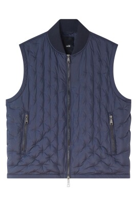 jacquard-down-vest