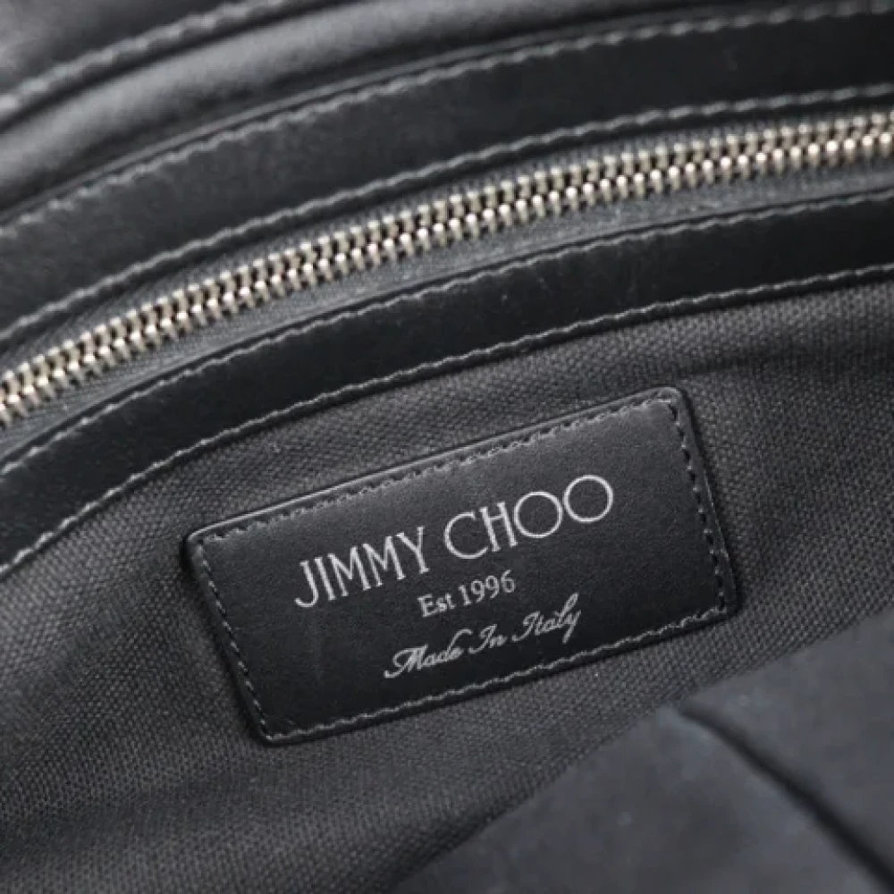 Jimmy Choo Pre-owned Leather clutches Black Dames