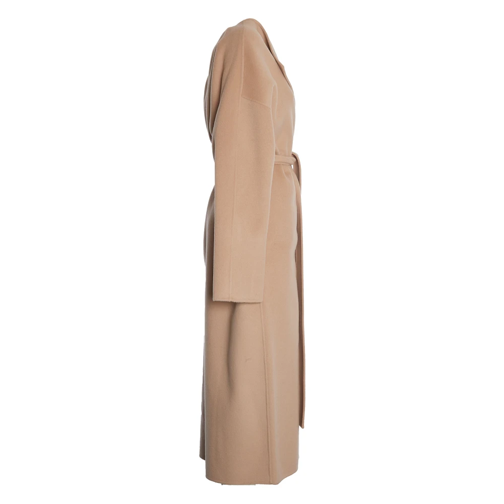 N21 Roze Wol Kasjmier Jas Aw24 Pink Dames