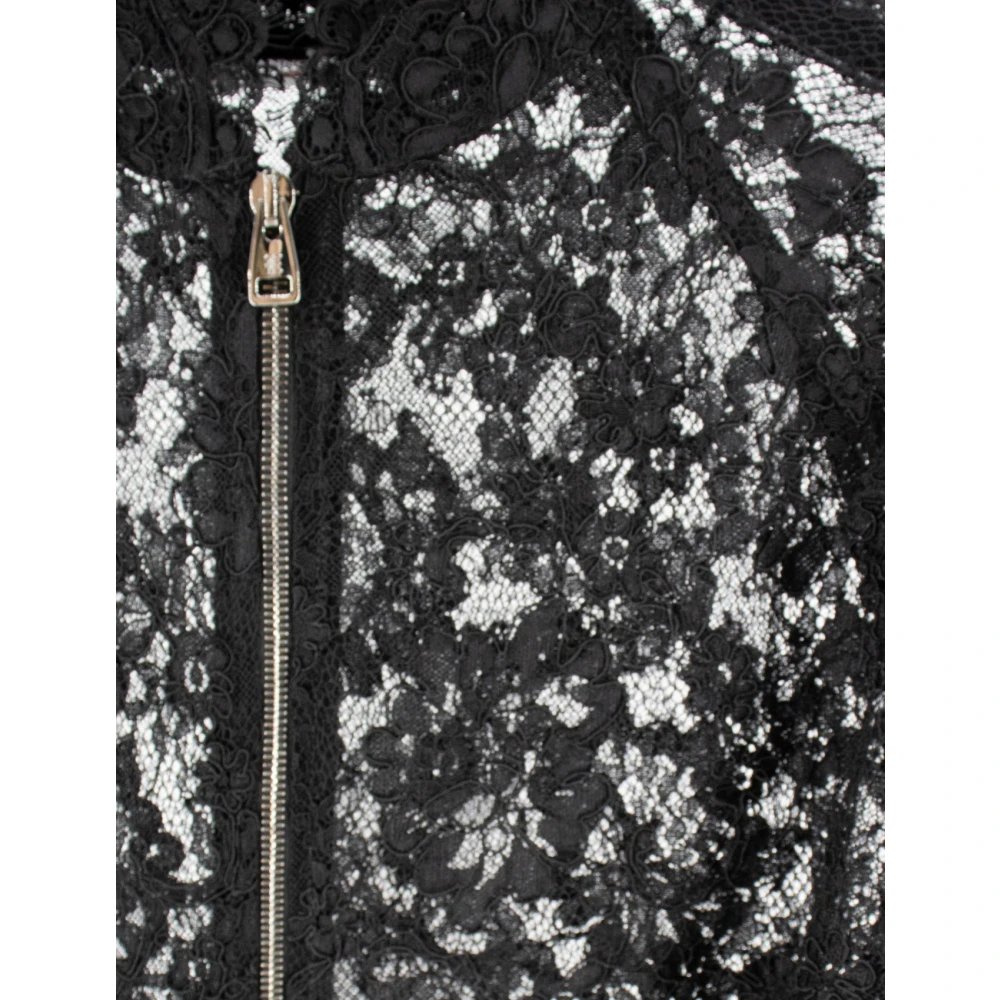 Ermanno Scervino Kanten Bomberjack Black Dames
