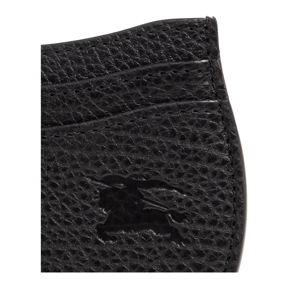 Burberry Leren kaarthouder Black Dames
