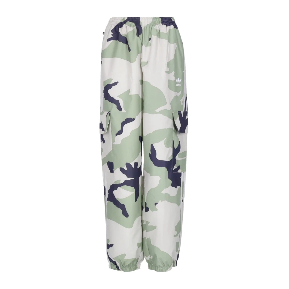 Adidas Men's Multicolor Training Trousers & Tights, Xl, Camo Nylon Tracksuit Trousers