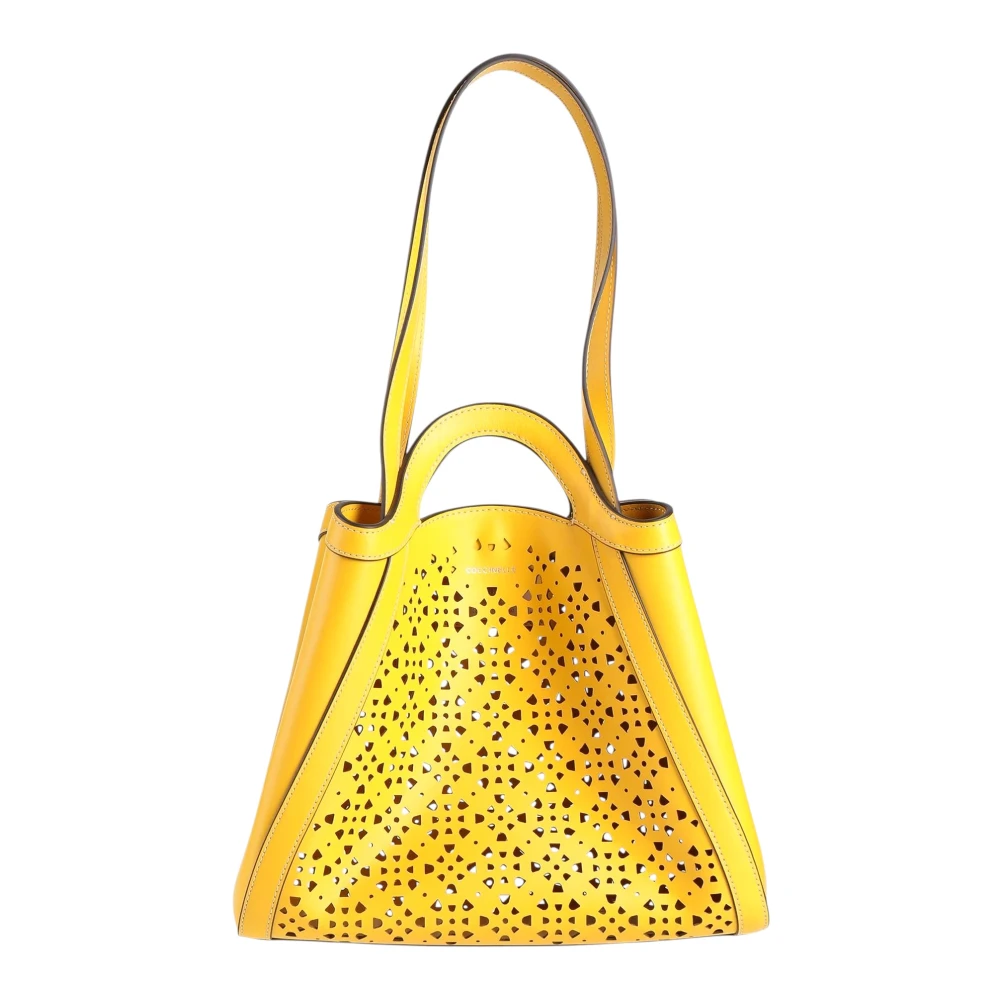 Coccinelle Yellow Handbags, Female, One Size, Amalia Shoulder Bag