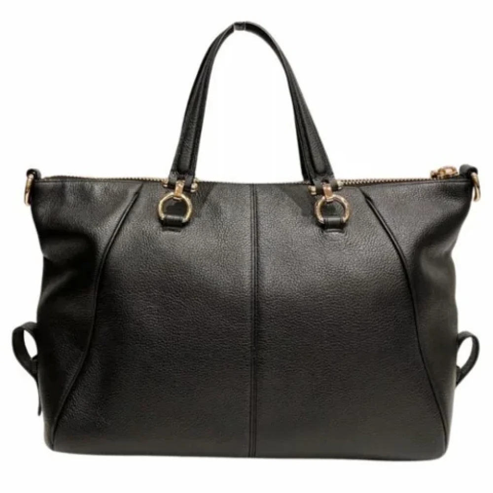 Coach Pre-owned Leather handbags Black Dames