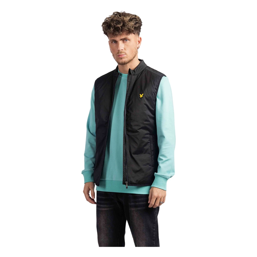 Lyle & Scott Heren Golf Bodywarmer Zwart Black Heren