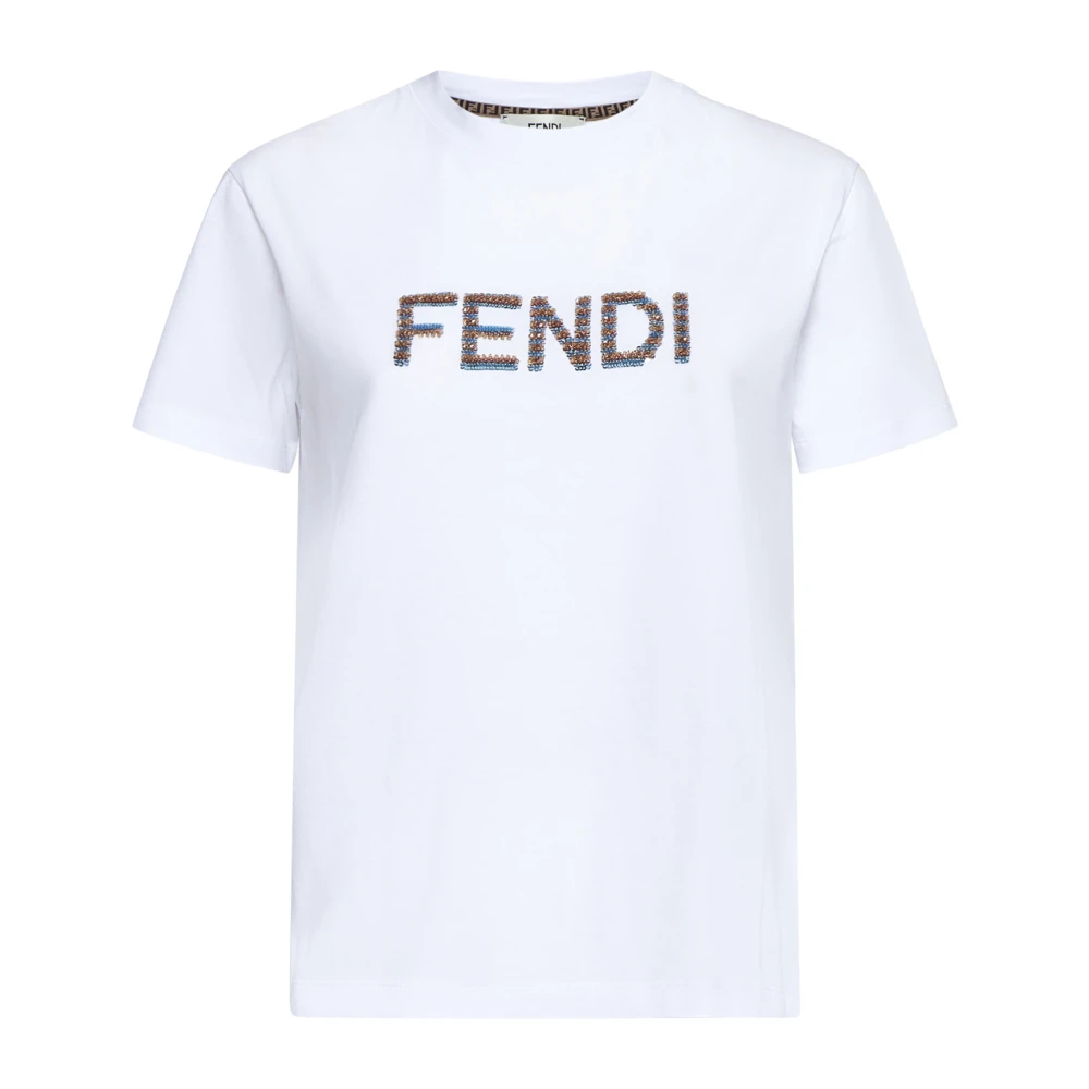Fendi Vrijetijdskleding Capsule T-shirts en Polos White Dames