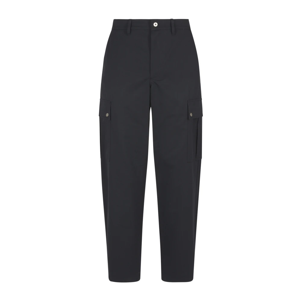 Burberry Zwarte Cargo Broek Italiaanse Stijl Black Heren