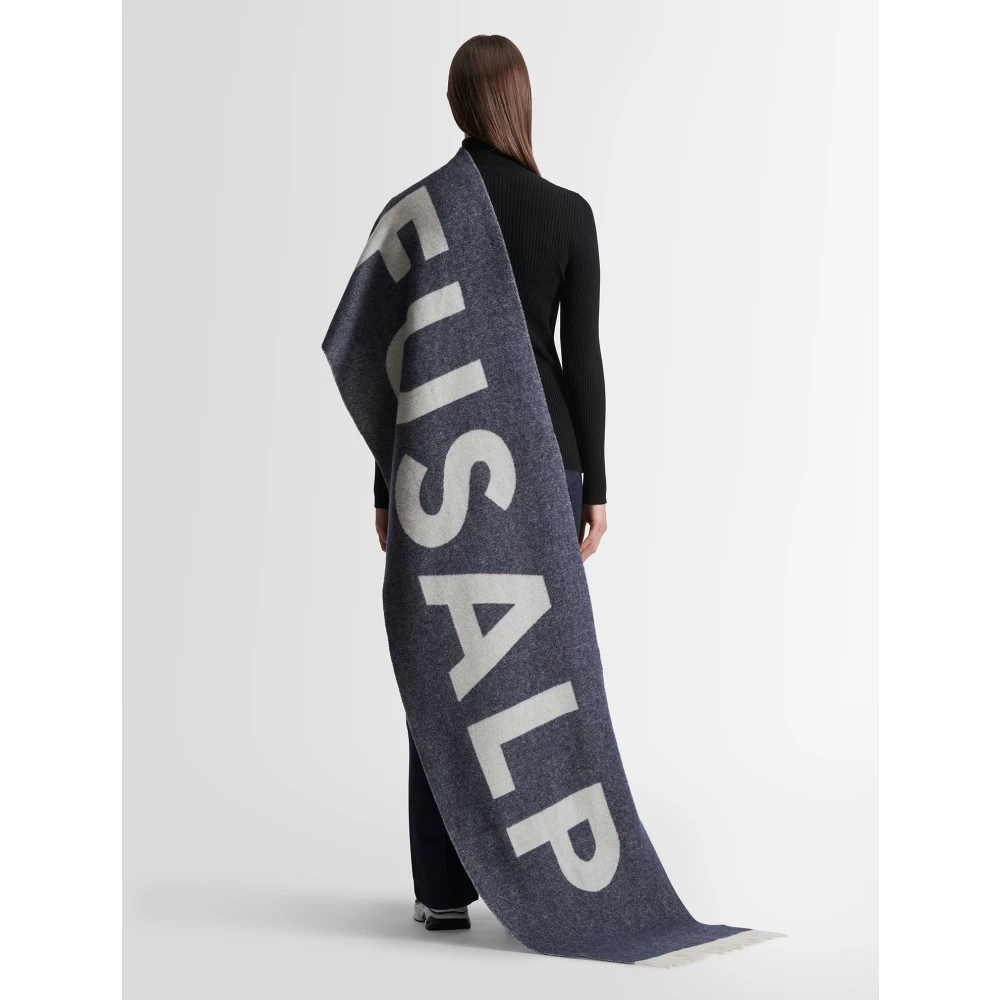 Fusalp Oversize Sjaal Blue Unisex