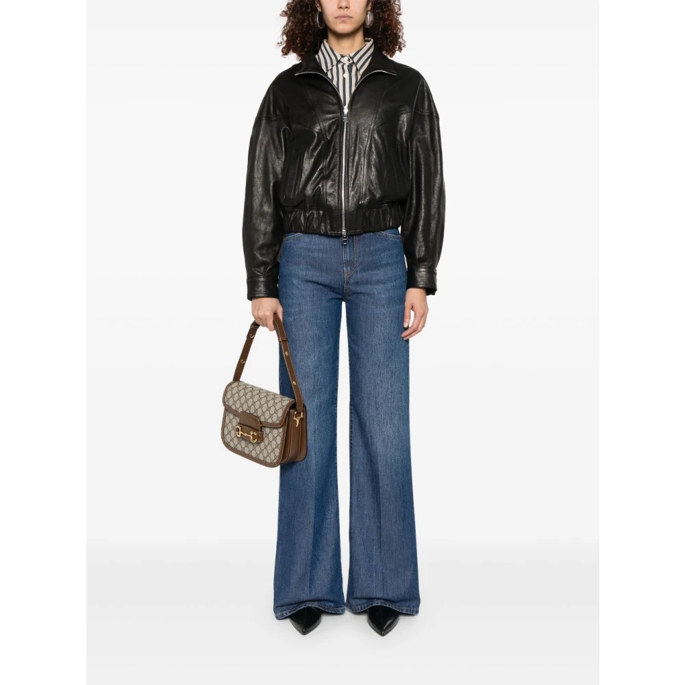 Dondup Blauwe Rits Sluiting Jeans Vijf Zakken Blue Dames
