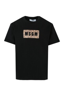 t-shirt-noir-en-coton-avec-imprime-animalier
