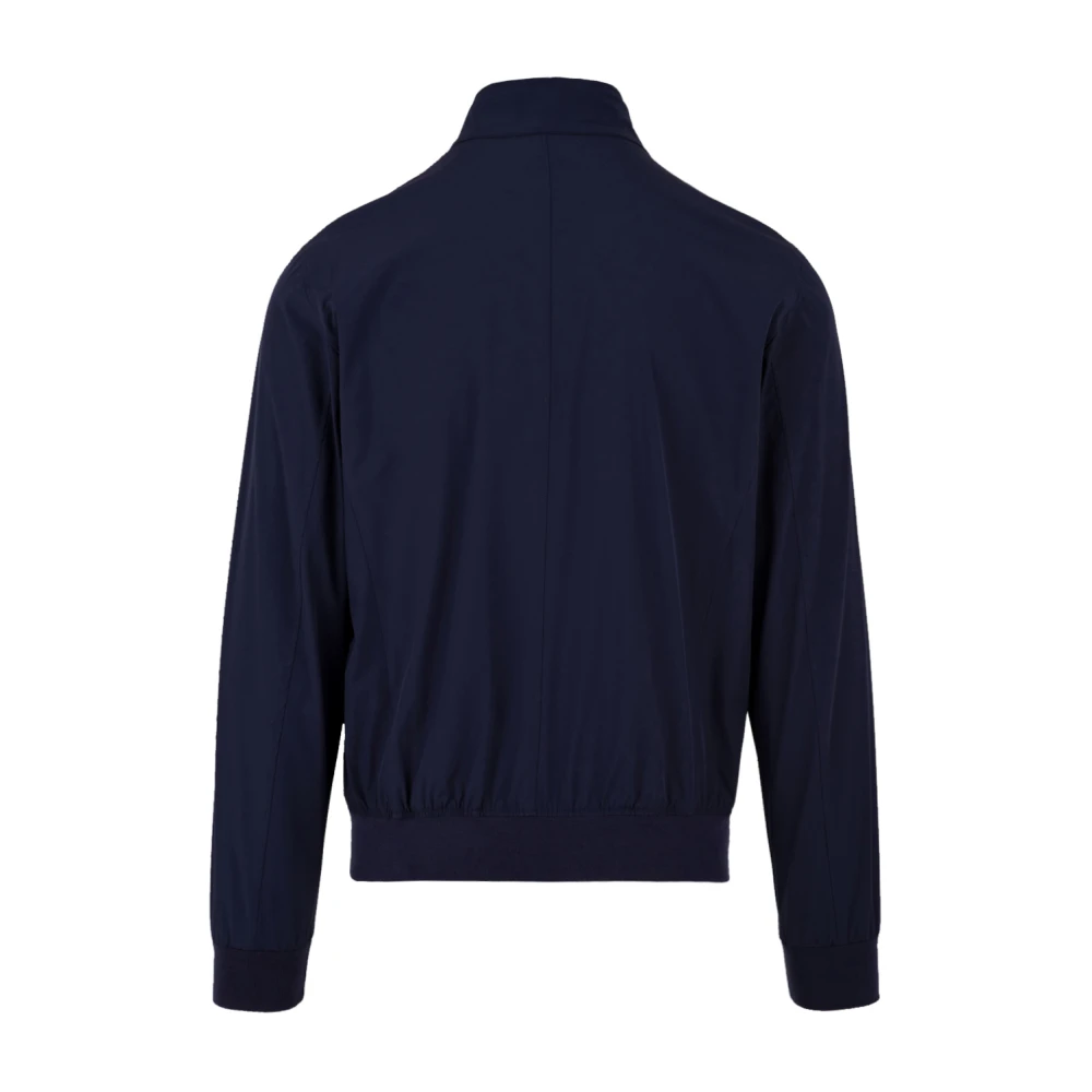 Moorer Blauwe Alberti-KN Indaco Jas Blue Heren