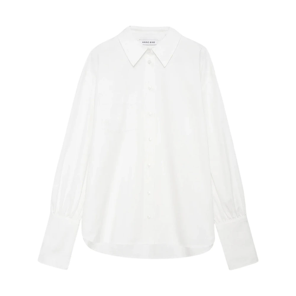 Anine Bing Maxine oversized shirt White Dames