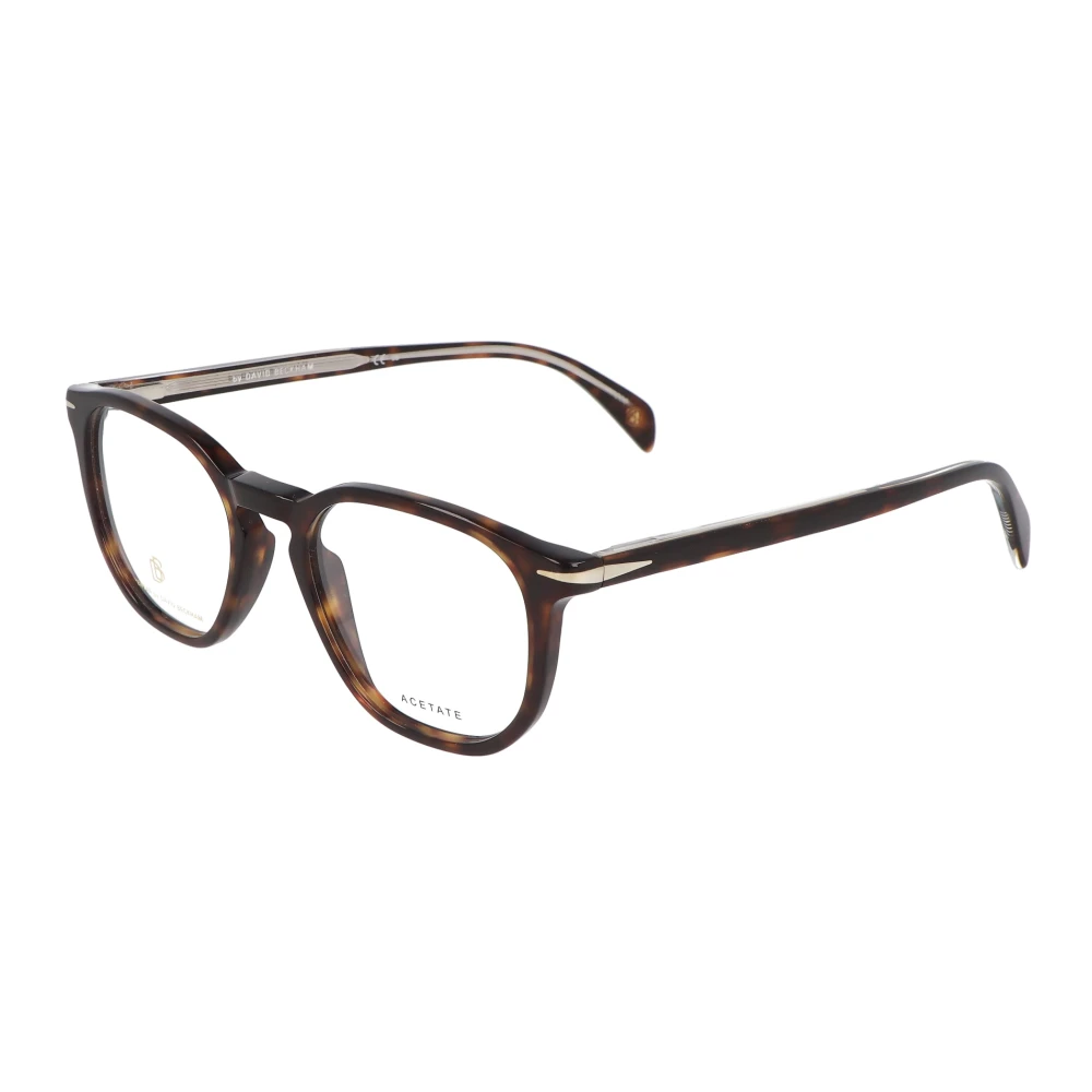 Eyewear by David Beckham Retro vierkant montuur bril Brown Unisex