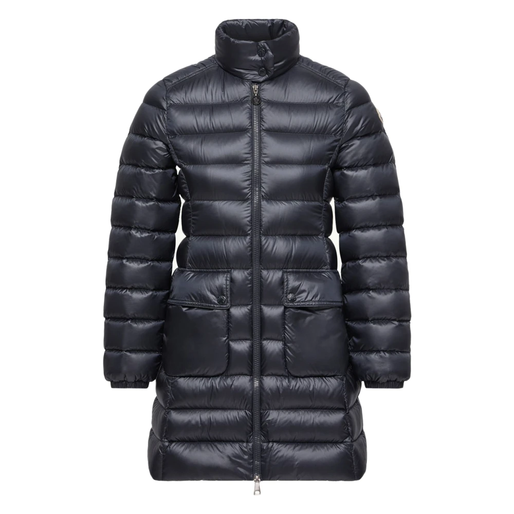 Moncler Genet Long Down Jacket - Female - Down Jackets - Blue - Xs - Jackets