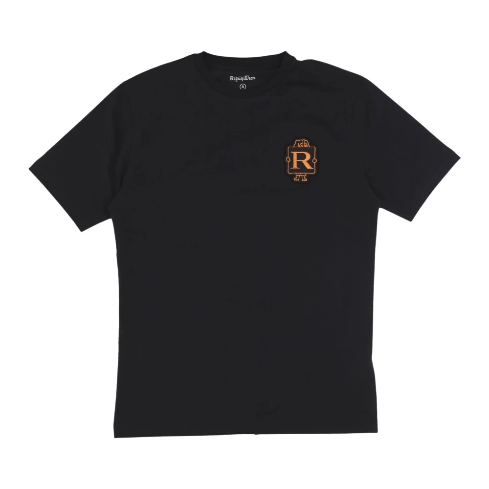 RefrigiWear Zwarte Heren Tee Stijlvol T-shirt Black Heren
