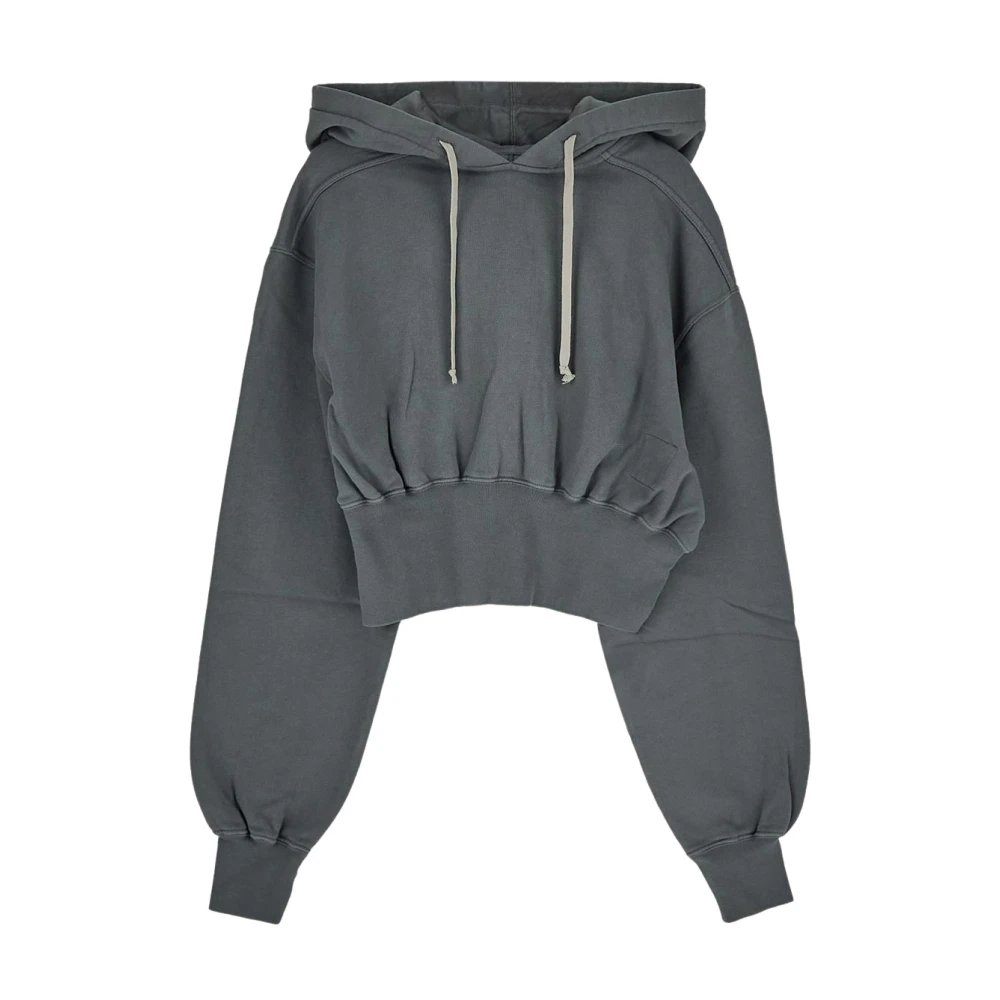 Rick Owens Katoenen Tatlin Hoodie Gray Dames