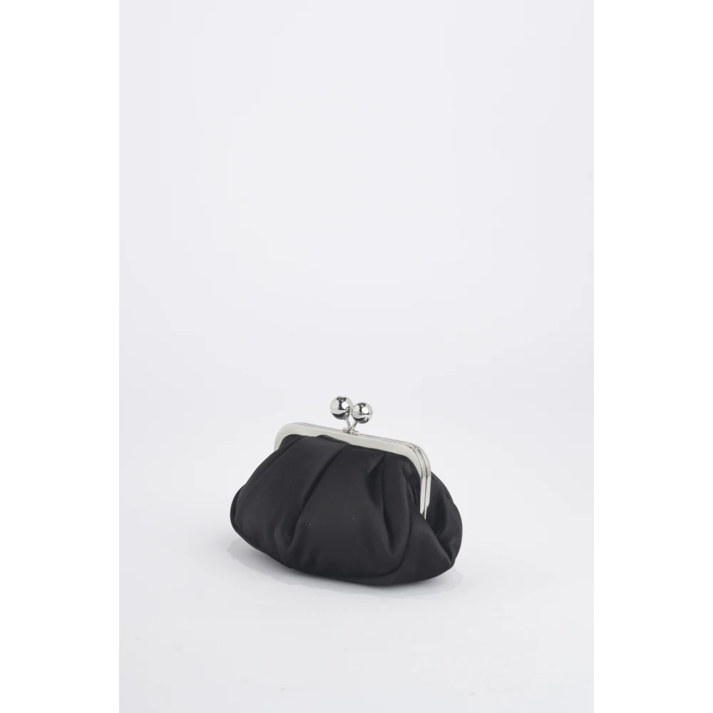 Max Mara Zwarte Satijnen Pasticcino TOM Tas Black Dames