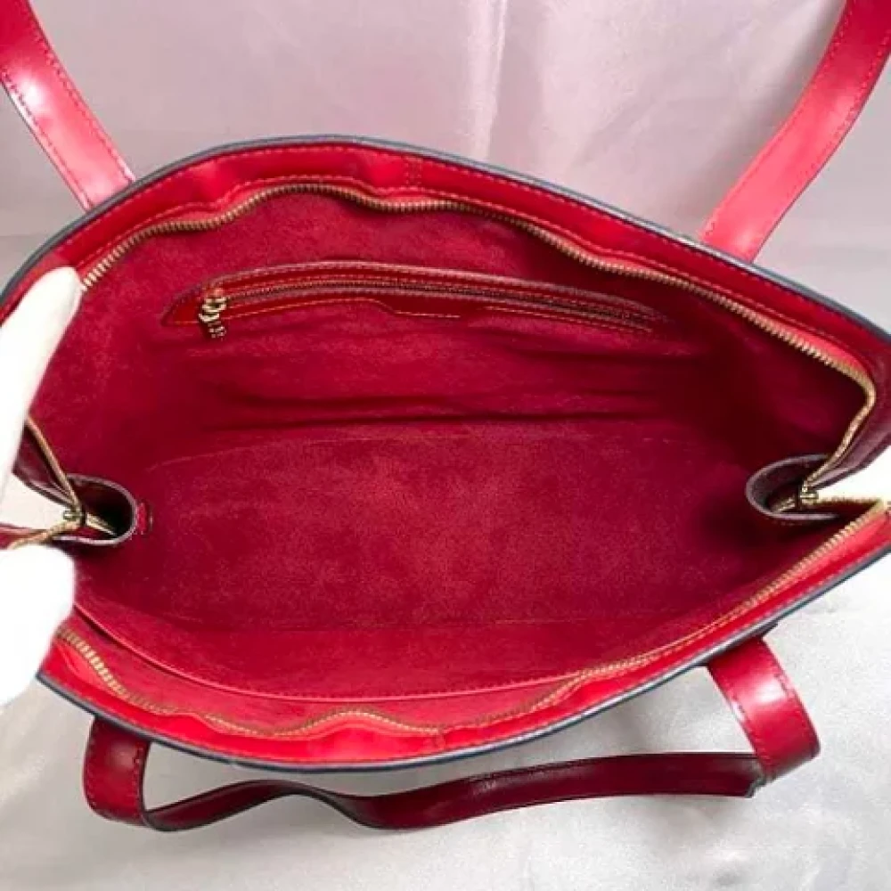 Louis Vuitton Vintage Pre-owned Leather totes Red Dames