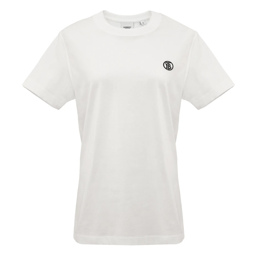 Burberry Exklusiv T-shirt med Thomas Burberry Monogram White, Herr