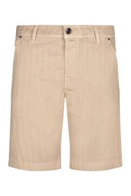 beige-bomull-chambray-bermuda-shorts