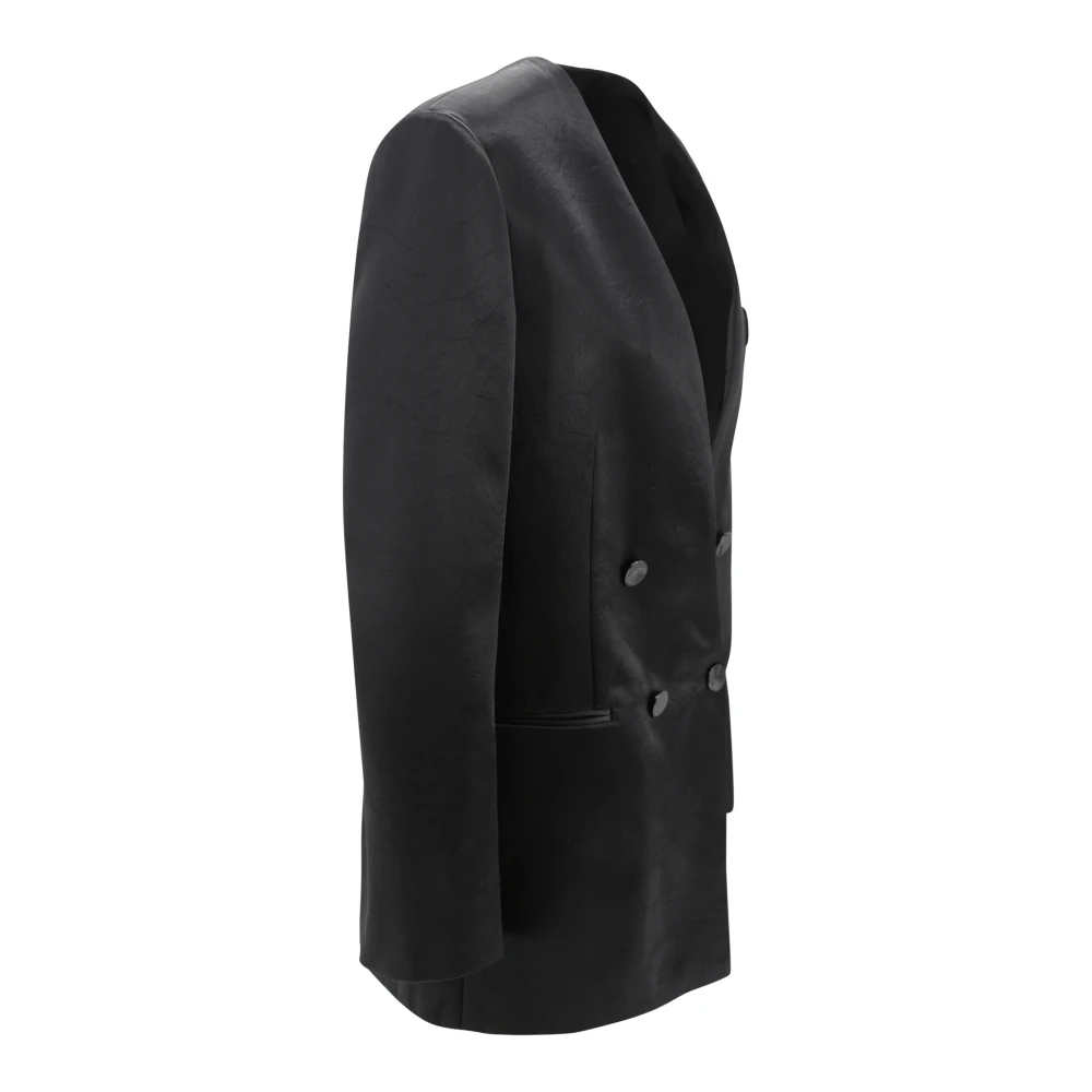 Philosophy di Lorenzo Serafini Zwarte double-breasted blazerjas Black Dames