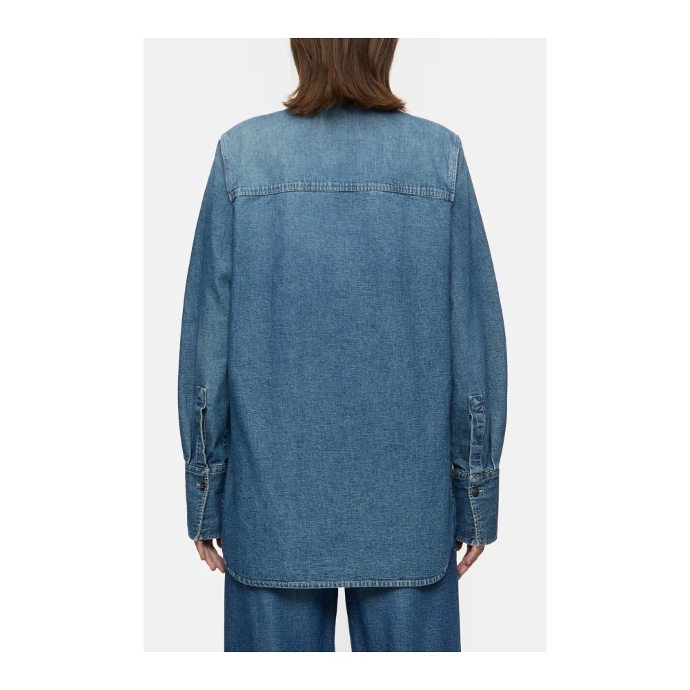 closed Denim overhemd met grote zakken Blue Dames