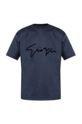 t-shirt-with-a-logo-and-a-velvet-finish