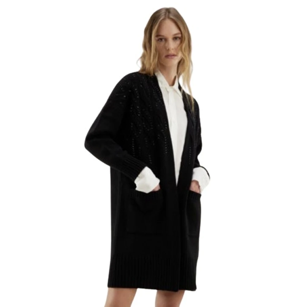 Kangra Gebreide Cardigan Sweater Black Dames