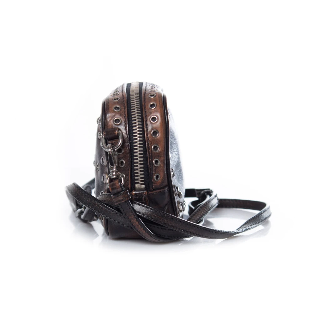 Prada Vintage Tweedehands tas Brown Dames