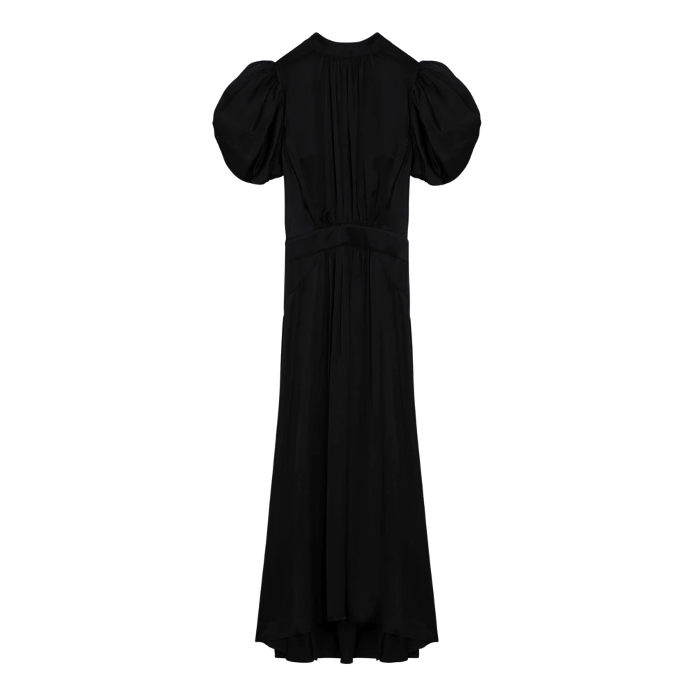 Rotate Birger Christensen Midi Jurk voor Vrouwen Black Dames