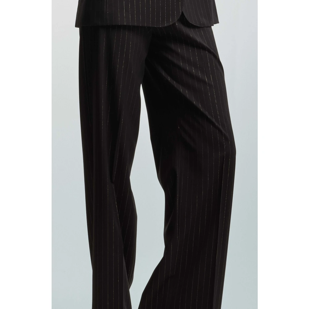 Kocca Elegante broek met glanzende krijtstrepen Multicolor Dames