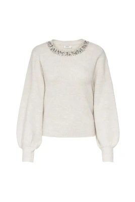 Polyester Stickat Höst/Vinter Kollektion Pullover