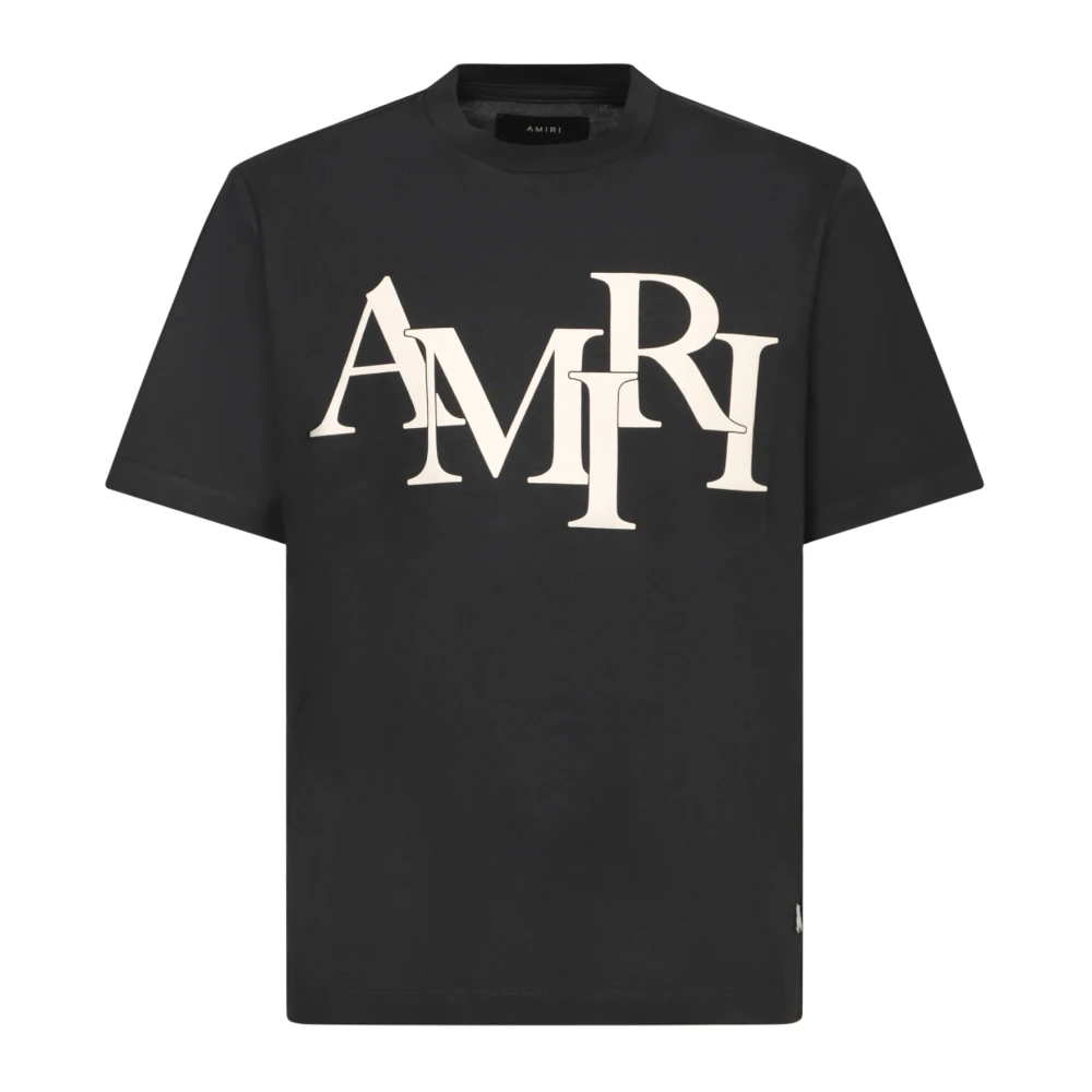 Amiri Zwarte T-Shirt Urban Style Black Heren