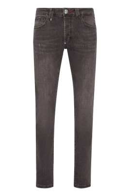 Denim Trousers Super Straight Cut Basic