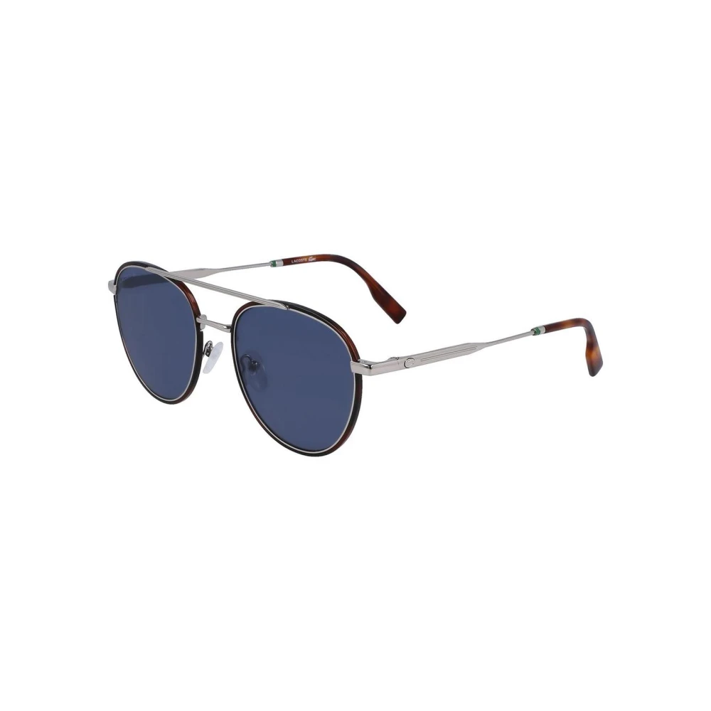 Lacoste Men's Gray Metal Frame Sunglasses