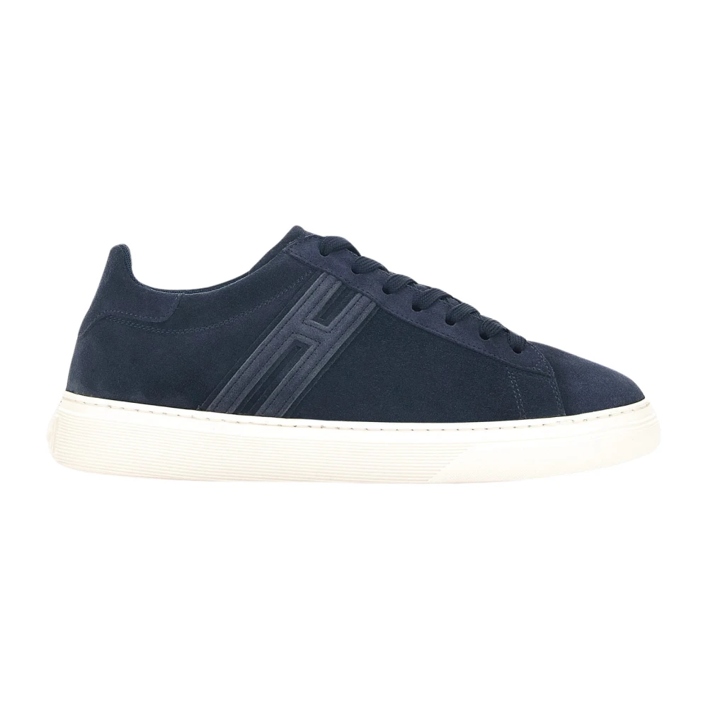 Hogan Men's Blue Sneakers,, Leather Trainers Size 6 Uk