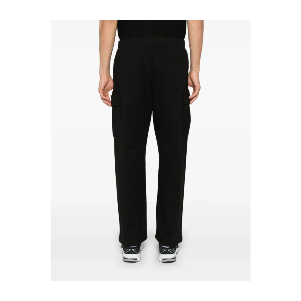 C.P. Company Cargo Sweatshirt Broek Zwart Katoen Black Heren