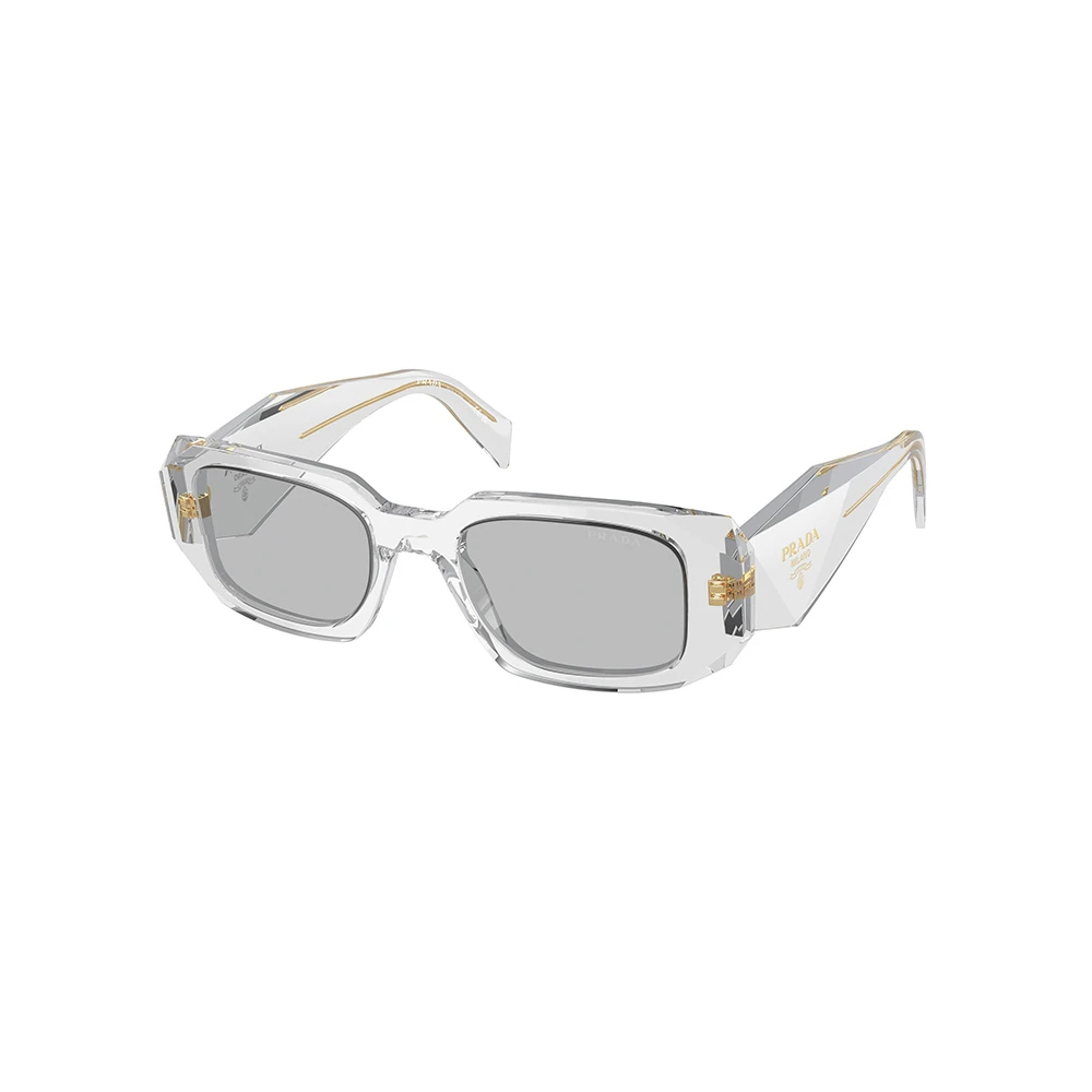 Prada Damen Grau Stylische Sonnenbrille