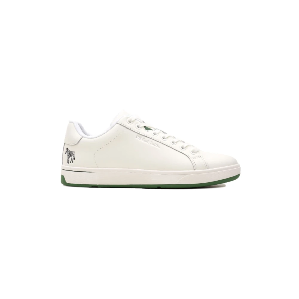 Paul Smith Men's White Albany Leather Sneaker