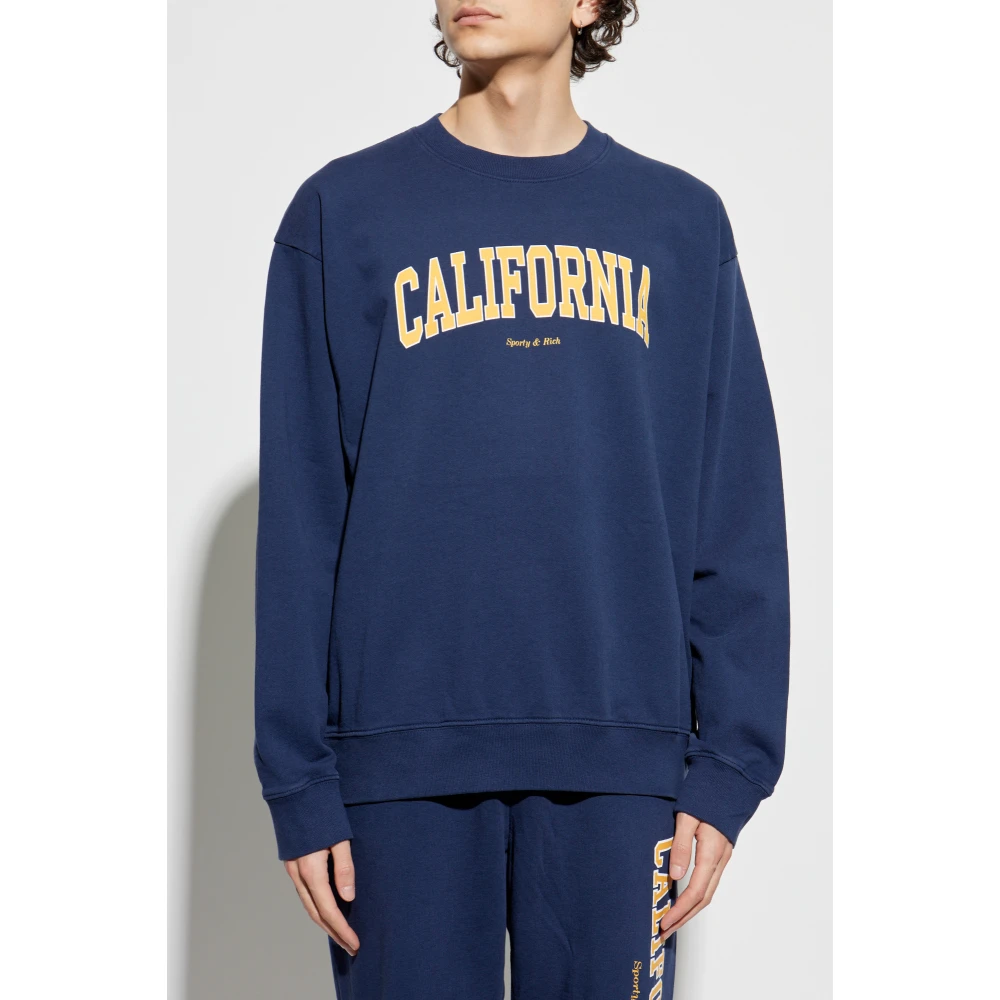 Sporty & Rich Sweatshirt uit de Californië collectie Blue Heren