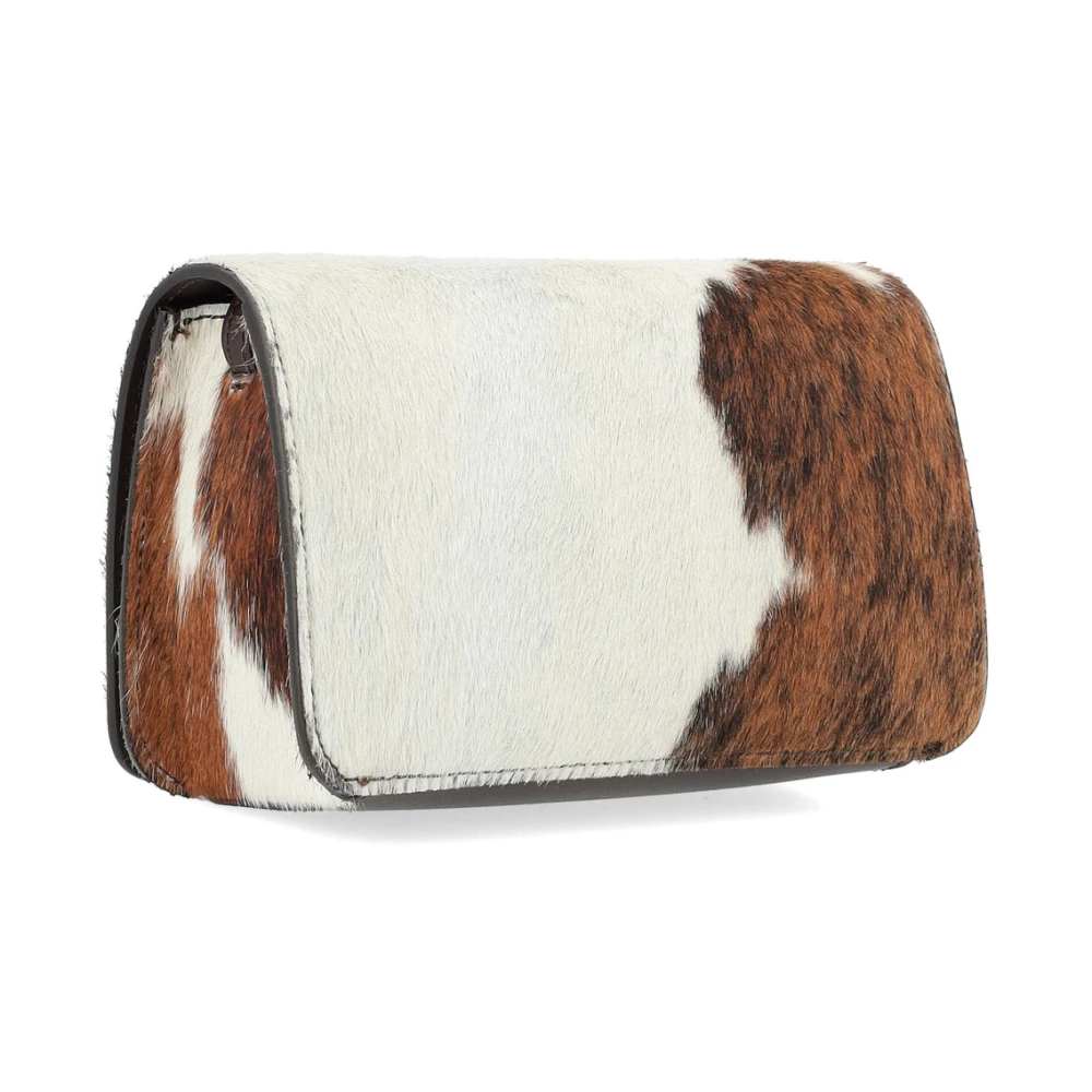 ATP Atelier Koeienprint Leren Sandalen Brown Dames